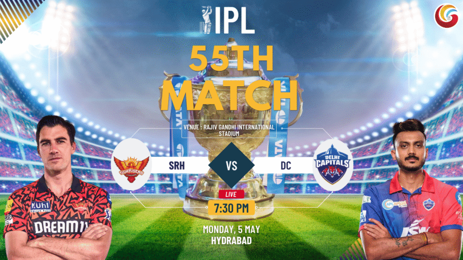 SRH vs DC IPL 2025 55th match