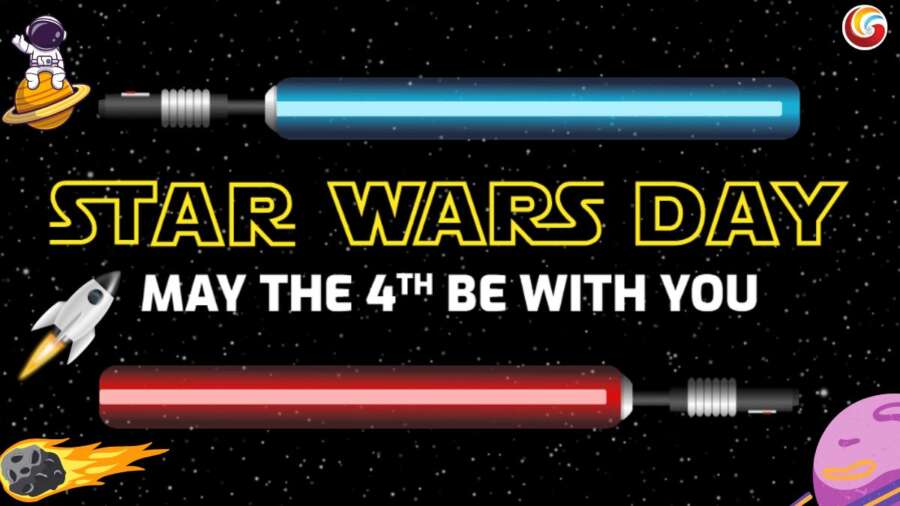 Star wars day share on whatsapp instagram facebook