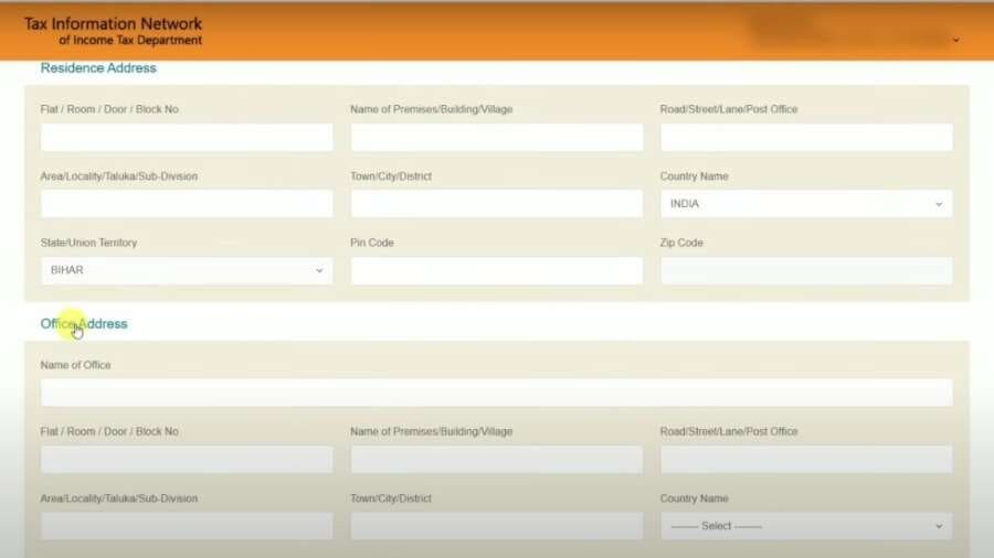 PAN card online apply