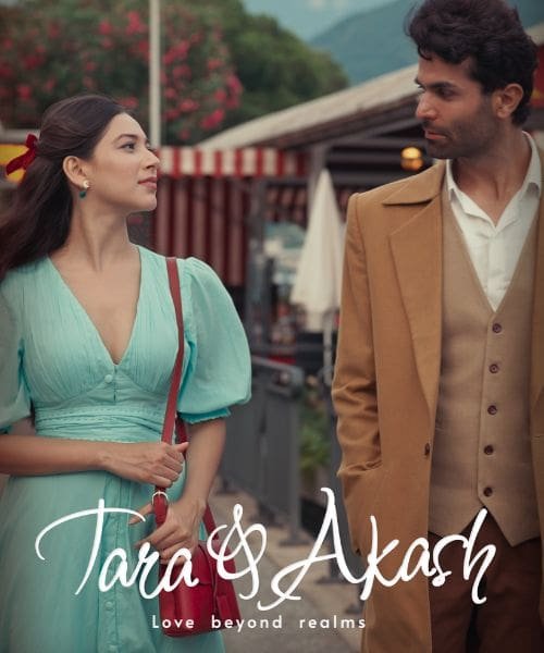 Tara and Akash Love Beyond Realms new movie release this week