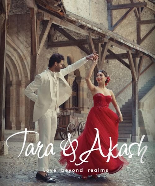 Tara and Akash Love Beyond Realms new movie release this week