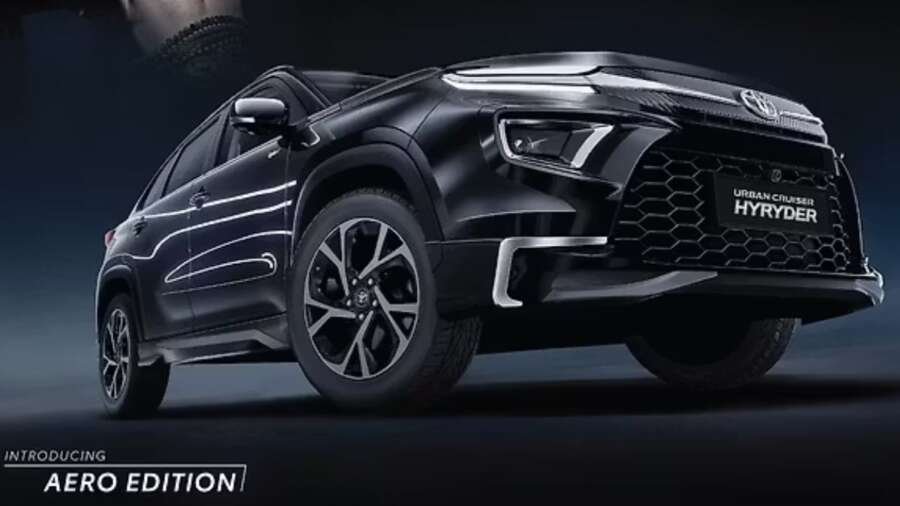 Toyota Hyryder Aero Edition teased