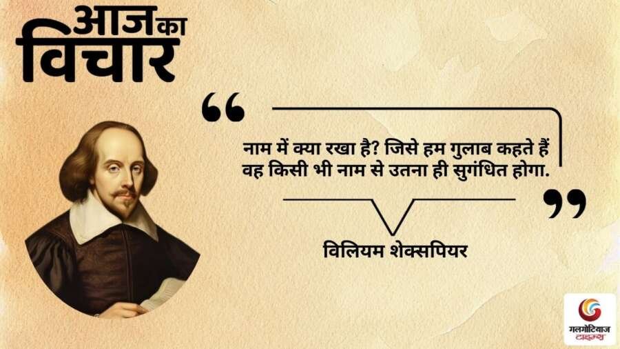 thought of the day 24 September 2025 aaj ka vichar -William Shakespeare