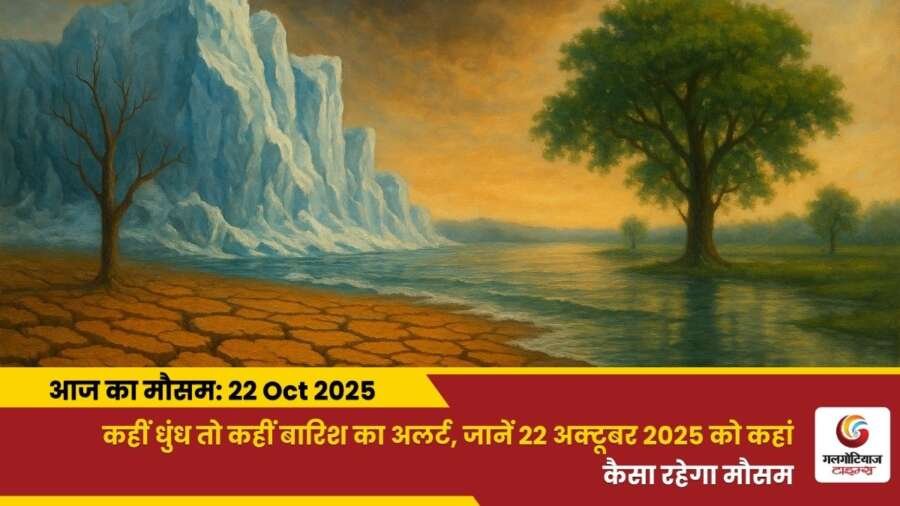 kaisa rahega 22 October 2025 ka mausam weather update today