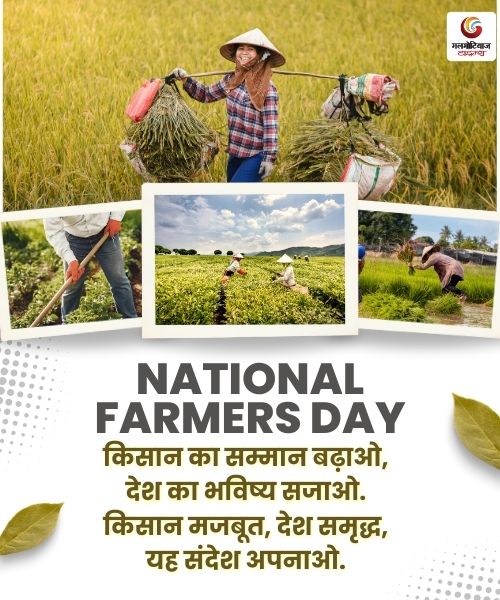 National Farmers Day 2025 Wishes Carousel Wishes share on whatsapp instagram facebook