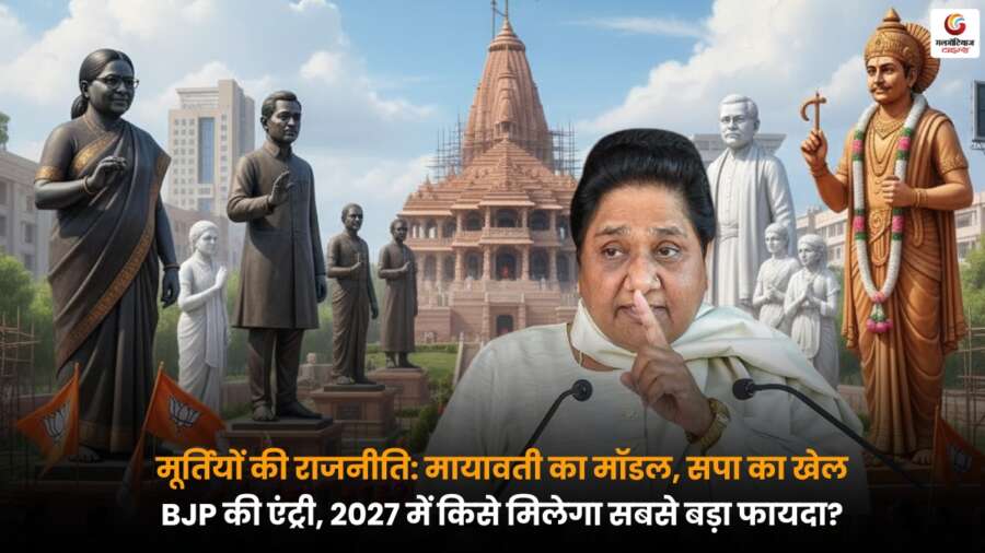 Mayawati: मूर्तियों की सियासत तेज, सपा और BJP एक ही पिच पर, 2027 की सियासी पिच पर कौन मारेगा छक्का? Mayawati: मायावती के बाद SP और BJP की सियासी टक्कर, 2027 की पिच पर कौन मारेगा छक्का, जानें राजनीतिक बहस.