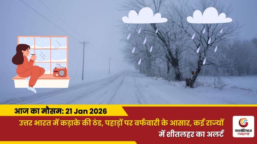 kaisa rahega 21 january 2026 ka mausam weather update today