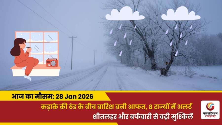 kaisa rahega 28 january 2026 ka mausam weather update today