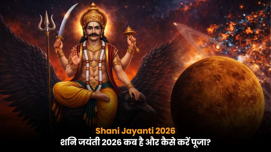 Shani Jayanti 2026 पर शनि देव की पूजा विधि, जन्म कथा, शुभ मुहूर्त और तिथि की पूरी जानकारी.