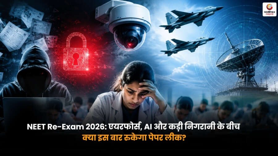 NEET Re-Exam 2026 security with AI monitoring, Air Force support and strict anti paper leak measures