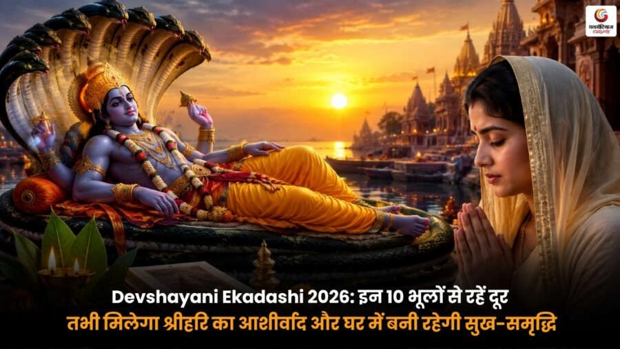 Devshayani Ekadashi 2026. श्रीहरि विष्णु की कृपा पाने के लिए इन 10 भूलों से रहें दूर Devshayani Ekadashi 2026 Lord Vishnu Puja, Devshayani Ekadashi 2026 Vrat Rules, इन 10 भूलों से बचें और श्रीहरि का आशीर्वाद पाएं
