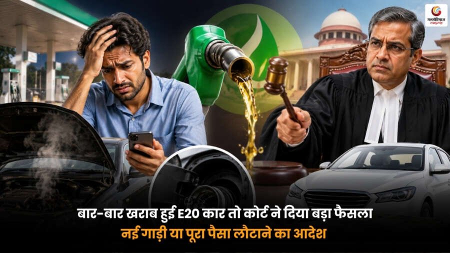 E20 Car Court Verdict. बार-बार खराब E20 कार पर कोर्ट का बड़ा फैसला. E20 Car Court Verdict. Defective E20 car case. Court orders new car replacement or full refund to customer.