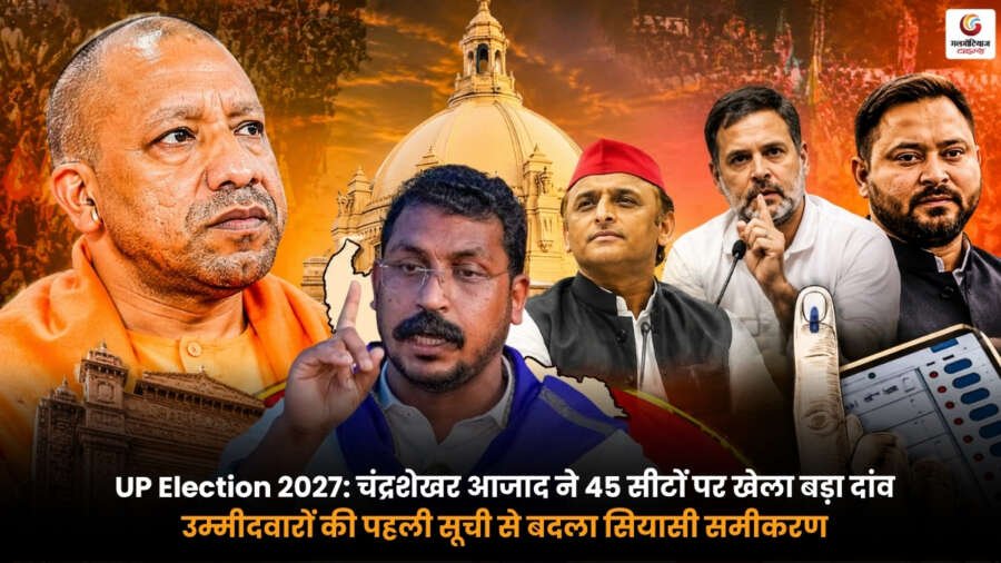 UP Election 2027. चंद्रशेखर आजाद ने 45 सीटों पर उम्मीदवारों की पहली सूची जारी की