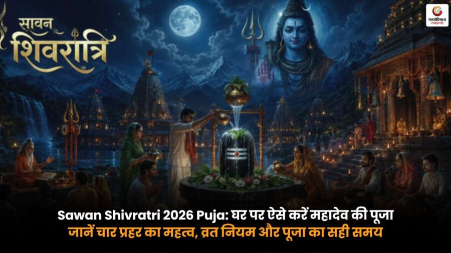 Sawan Shivratri 2026 Puja घर पर महादेव की पूजा विधि